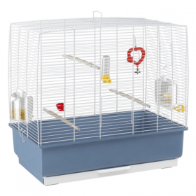 Оборудвана клетка за птици CAGE REKORD 4 WHITE 59х33х57см.